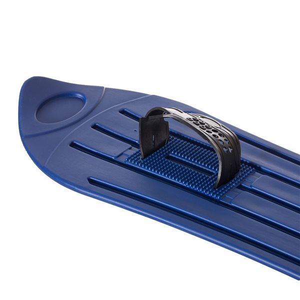 PLAYBERG Kids Plastic Outdoor Snowboard Ice Sled, Single-Person, Kids over 5 Years, Blue