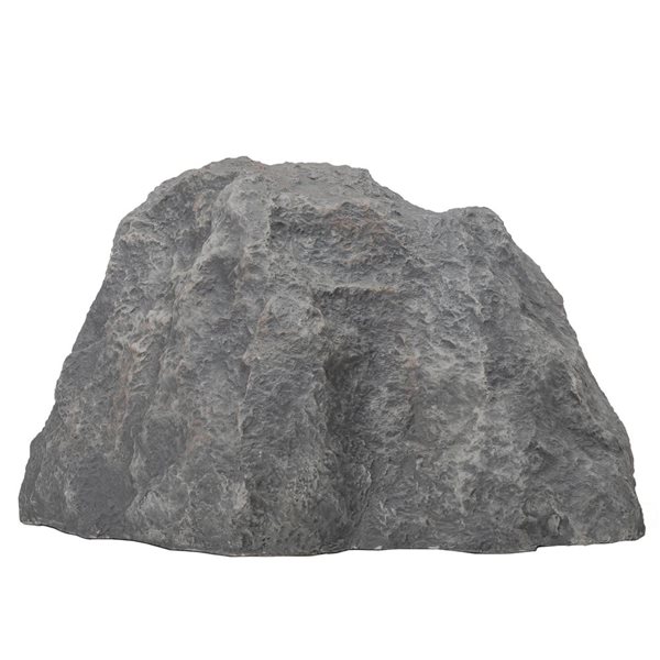 Gardenised Decorative Outdoor Artificial Faux Stone Rock, Garden Grey ...