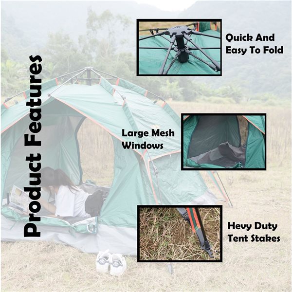 PLAYBERG Pop Up Tent Sun Shelter for Camping,Hiking & Traveling