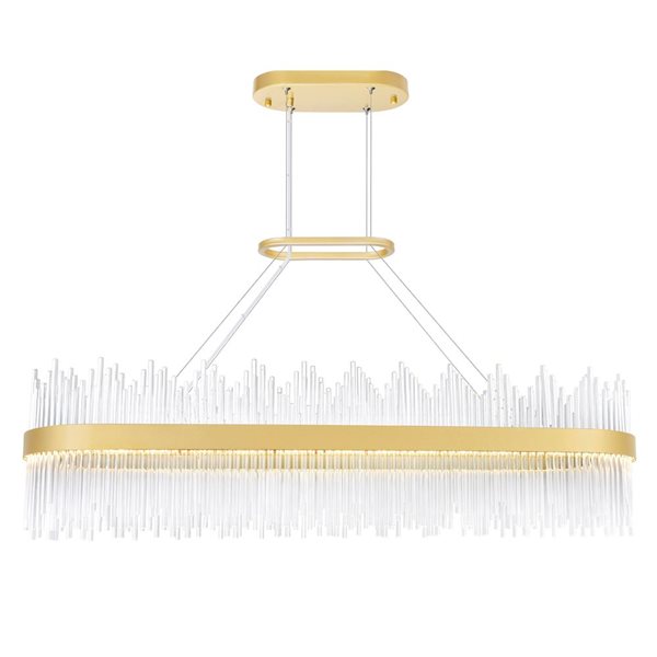 CWI Lighting Genevieve LED Chandelier With Medallion Gold Finish