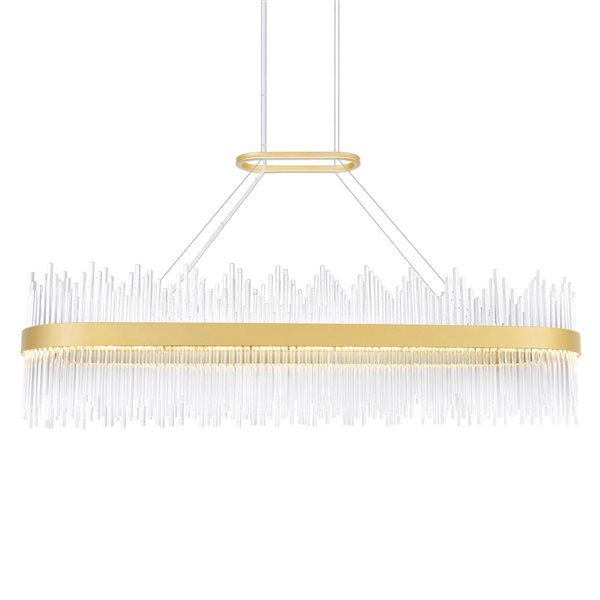 CWI Lighting Genevieve LED Chandelier With Medallion Gold Finish