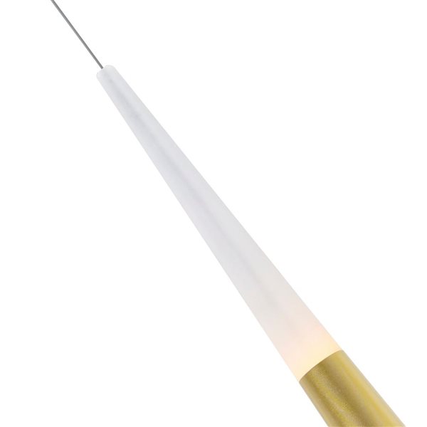 CWI Lighting Andes LED Pool Table Light With Satin Gold Finish