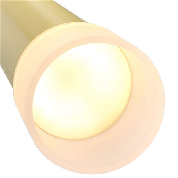 CWI Lighting Andes LED Pool Table Light With Satin Gold Finish