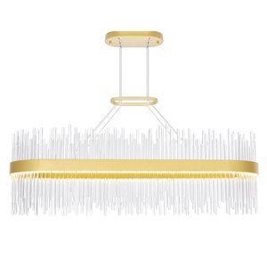 CWI Lighting Genevieve LED Chandelier With Medallion Gold Finish