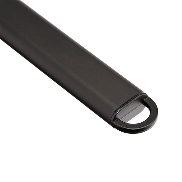 Pelle à pizza Turpone 12 po aluminium anodisé noir avec manche plastique