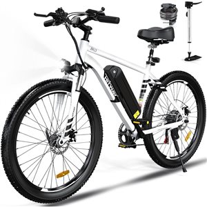 HITWAY 750 W 48 V 15 Ah Shimano 7-Speed Transmission Electric Bike with 26*3.0-in Fat Tire and IP54 Waterproof