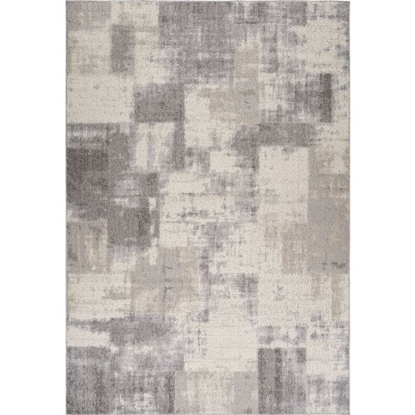 Rug Branch Jules 5 x 7-ft Grey/Beige Modern Abstract Indoor Area Rug