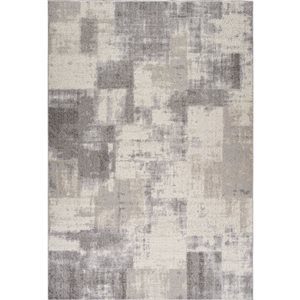 Rug Branch Jules 5 x 7-ft Grey/Beige Modern Abstract Indoor Area Rug