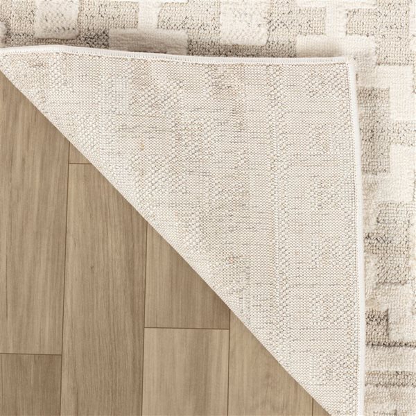 Rug Branch Astra 5 x 7-ft Beige/Cream Modern Abstract Moroccan Style Indoor Area Rug