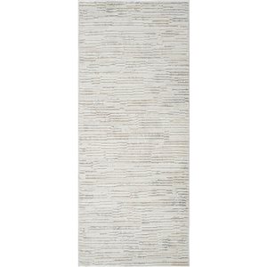 Tapis d'entrée d'intérieur Astra de Rug Branch 2 x 5 pi moderne abstrait style bohème crème/beige