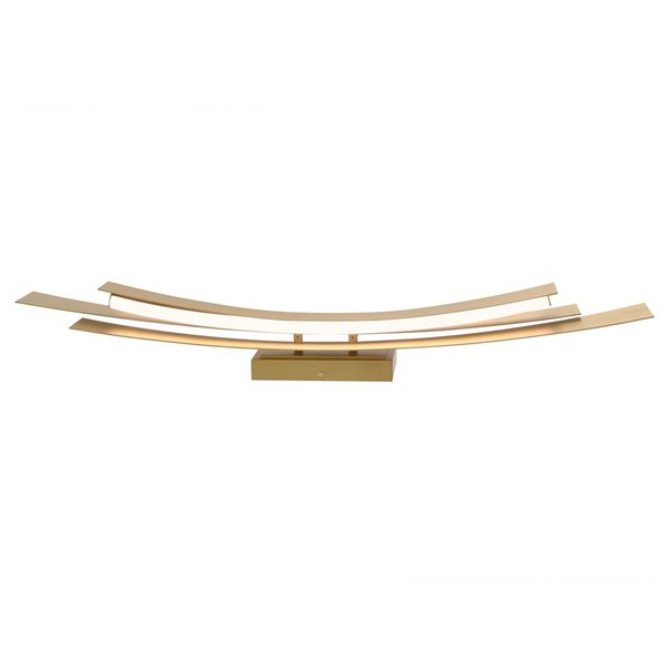 CWI Lighting Candora 5.2-in Integrated LED Brass Vanity Light