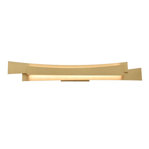 CWI Lighting Candora 5.2-in Integrated LED Brass Vanity Light