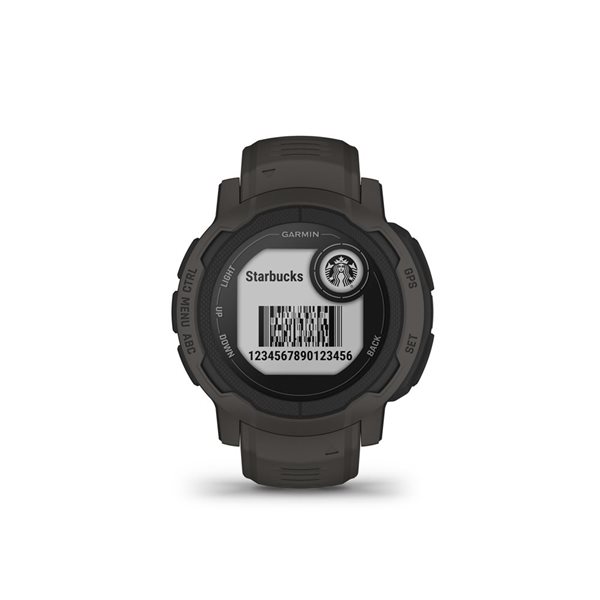 Garmin Instinct 2 Rugged Graphite GPS Smartwatch and Fitness Tracker