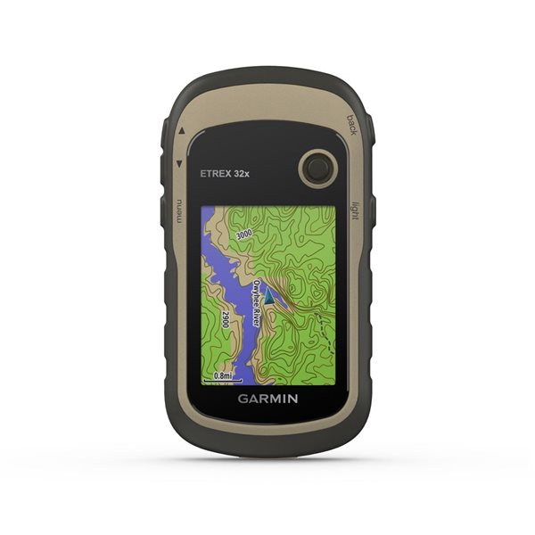 Garmin eTrex 32x Brown Rugged Handheld GPS with Compass and Barometric Altimeter