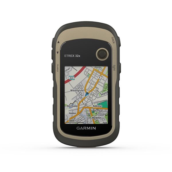 Garmin eTrex 32x Brown Rugged Handheld GPS with Compass and Barometric Altimeter