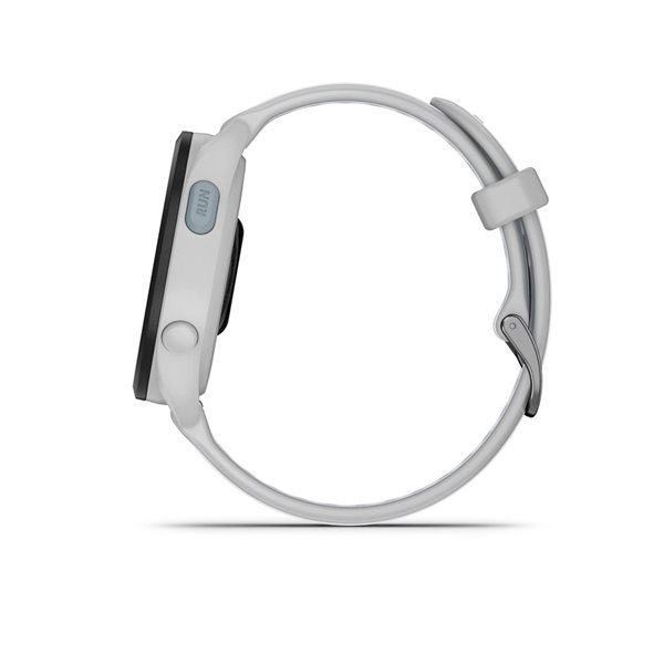 Montre intelligente Garmin Forerunner 165 gris et blanc GPS et traqueur d'activité physique cardiaque