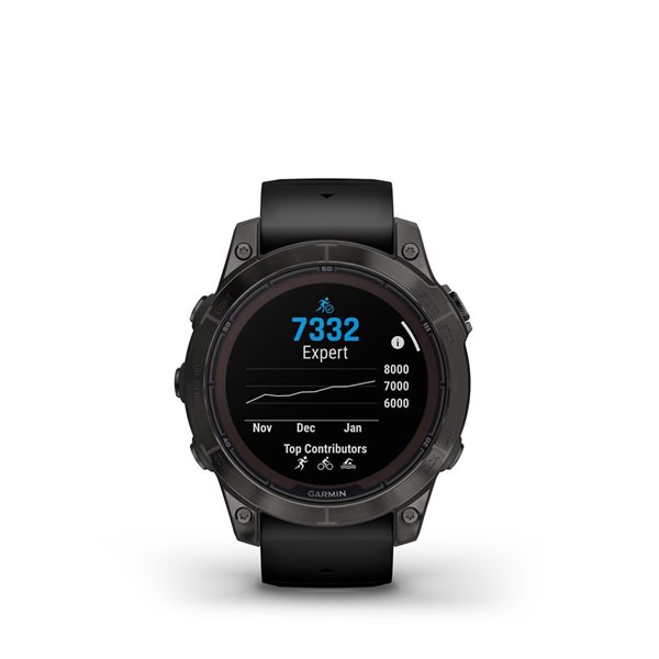 Garmin fēnix 7 Pro Sapphire Carbon Grey Bezel Solar GPS Smartwatch and Fitness Tracker with Solar Charging