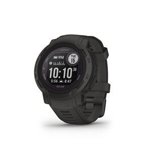 Garmin Instinct 2 Rugged Graphite GPS Smartwatch and Fitness Tracker with Solar Charging