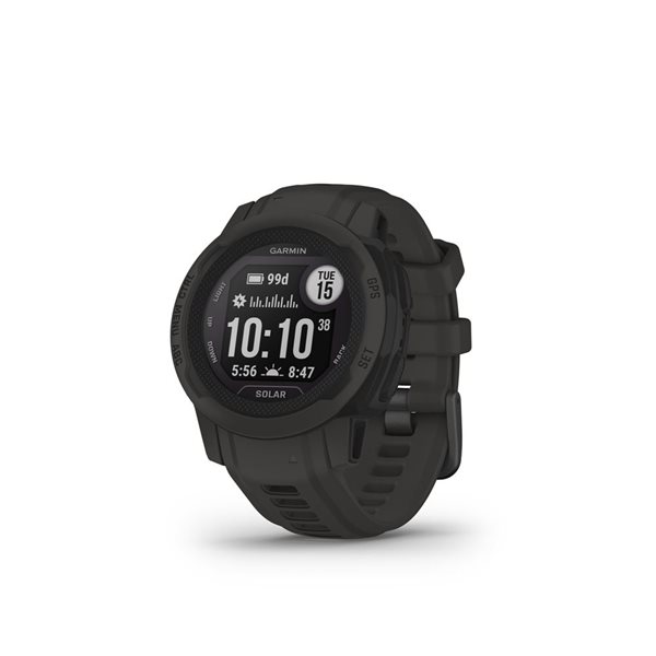 Garmin Instinct 2S Rugged Graphite GPS Smartwatch and Fitness Tracker with Solar Charging