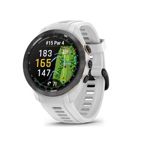 Garmin Approach S70 42-mm White 1.2-in AMOLED Display Premium GPS Golfing Smartwatch