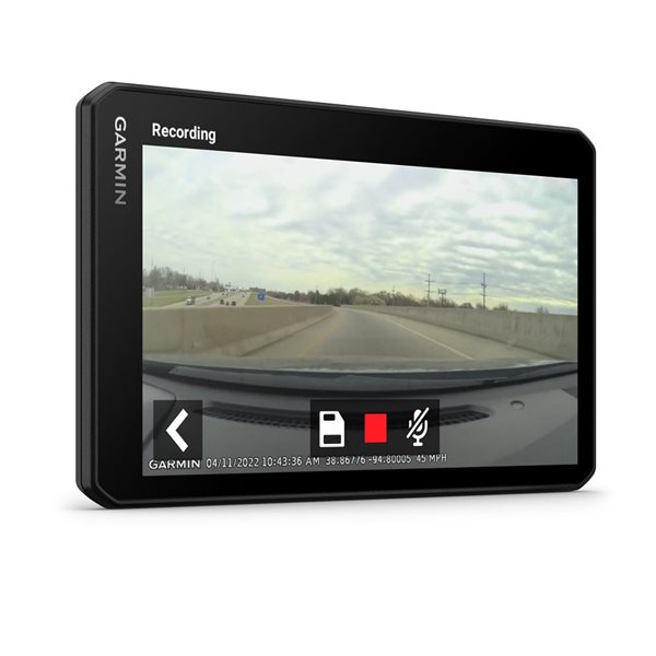 Garmin DriveCam 76 Black 7-in Display GPS Navigator with Built-In Dash Cam