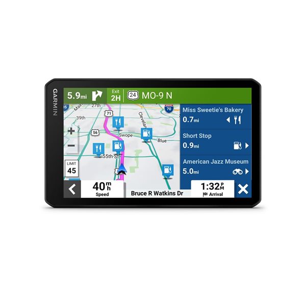 Garmin DriveCam 76 Black 7-in Display GPS Navigator with Built-In Dash Cam