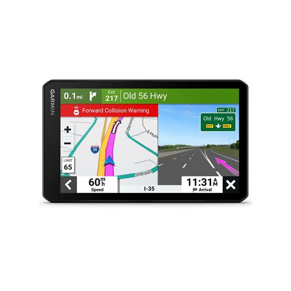 Garmin DriveCam 76 Black 7-in Display GPS Navigator with Built-In Dash Cam