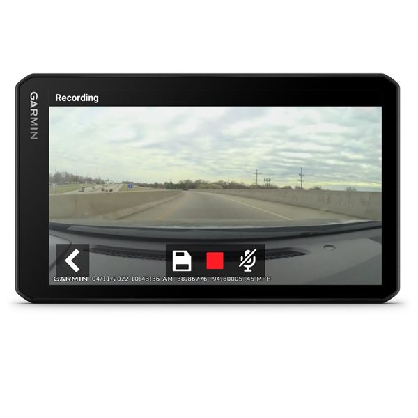 Garmin RVcam 795 Black 7-in Display GPS RV Navigator with Built-In Dash Cam