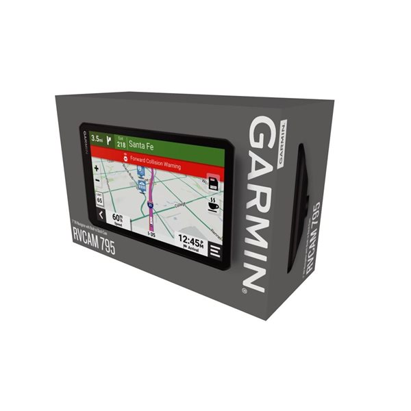 Garmin RVcam 795 Black 7-in Display GPS RV Navigator with Built-In Dash Cam