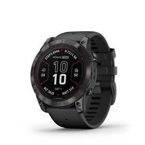 Montre intelligente Garmin fēnix 7X Pro Sapphire Edition noir GPS et traqueur d'activité physique avec chargement solaire