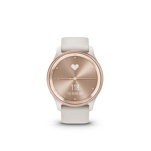 Garmin vívomove Trend Peach Gold Hybrid Smartwatch with PVD