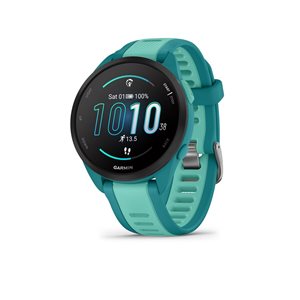 Garmin Forerunner 165 Turquoise/Aqua Music GPS Running Smartwatch and Fitness Tracker with Heart Rate