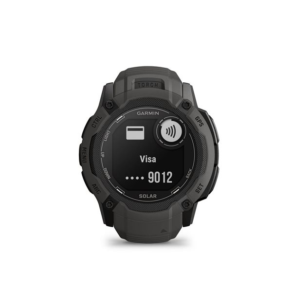 Garmin Instinct® 2X Solar Rugged Graphite GPS Smartwatch and Fitness Tracker with Solar Charging