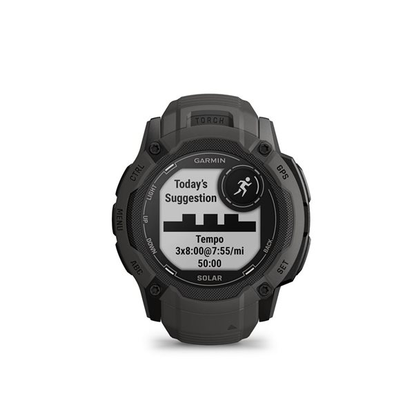 Garmin Instinct® 2X Solar Rugged Graphite GPS Smartwatch and Fitness Tracker with Solar Charging