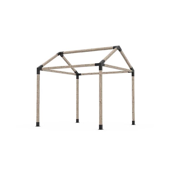 Trousse de pergola simple GRID 30 pour des poteaux en bois 4x4