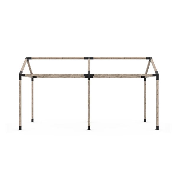 Trousse de pergola double Toja GRID 30 pour des poteaux en bois 4x4