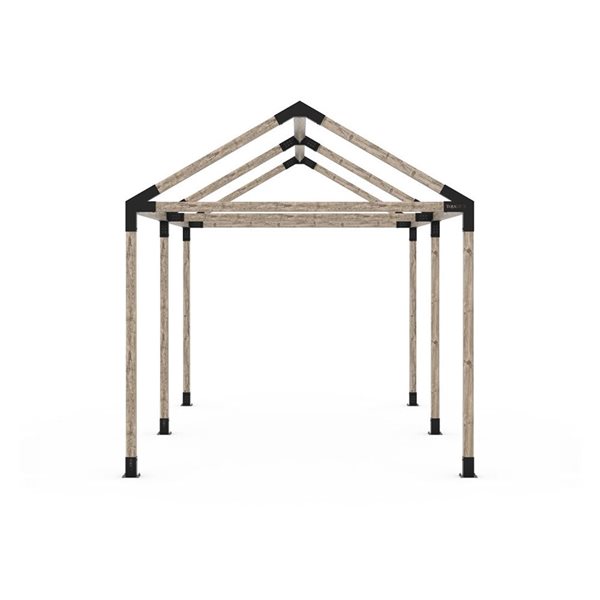 Trousse de pergola double Toja GRID 30 pour des poteaux en bois 4x4