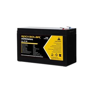 Rocksolar 12 V 10 Ah Deep Cycle Lithium Battery (LIFEPO4)