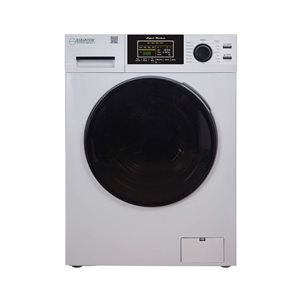 Equator 1.6 ft³/15 lb 110 V White Front Load Washer w/ 15 programs and Pet Cycle