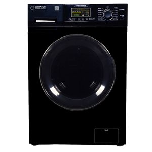 Equator 4600 Model All-in-One 110 V 1.62-ft³ Ventless/Vented Washer-Dryer with PET cycle, Black