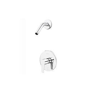 Ensemble de robinetterie de douche moderne à une poignée PFirst de Pfister, chrome