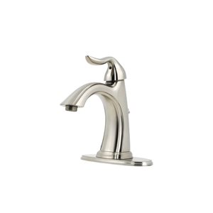 Robinet mitigeur de salle de bain Santiago de Pfister, nickel brossé