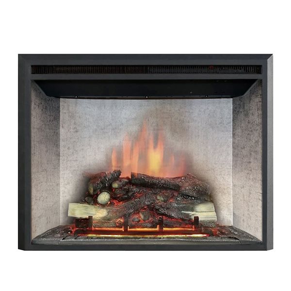 Dynasty Fireplaces Presto Series 2 LED 40-in Electric Fireplace Insert in Matte Black