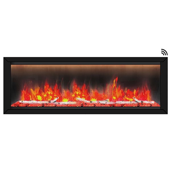 Dynasty Allegro Series 58-in Smart Control Electric Fireplace