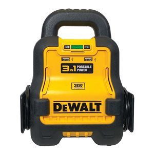 Démarreur/chargeur de batterie sans fil pour automobile DEWALT, 800 CCA