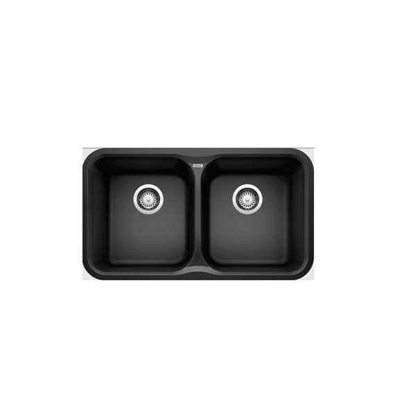 Blanco Vision U 2 Bowl Undermount Silgranit Sink 1212500 | RONA