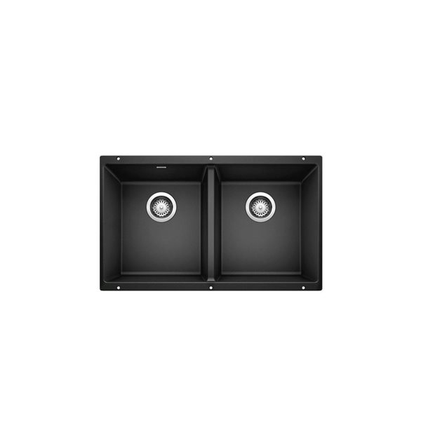 Blanco Precis U 2 Bowl Undermount Silgranit Sink 1212900 | RONA