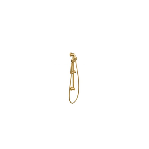 Moen 155891BL Handbrause Mattschwarz – Eco-Performance, Runde Form | Wassersparende Duschbrause