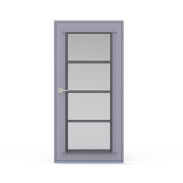 Tendal 3-Season Veranda Aluminum Frame 36 x 84-in Right Hinge Outside White Screen Door