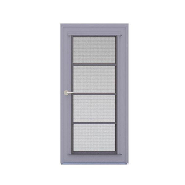 Tendal 3-Season Veranda Aluminum Frame 36 x 84-in Right Hinge Inside White Screen Door